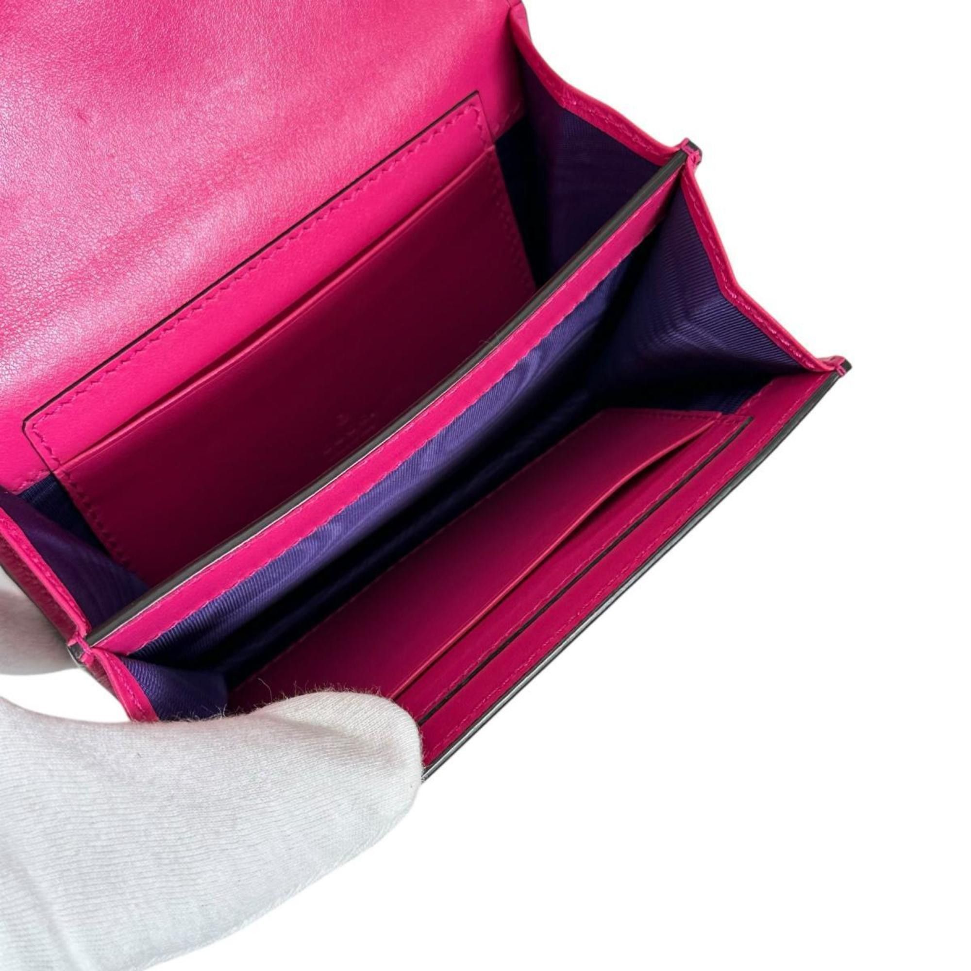 Gucci GUCCI Handbag 2WAY Bag GG Mini Matelasse Nylon Pink Size ONE SIZE - 8 Thumbnail