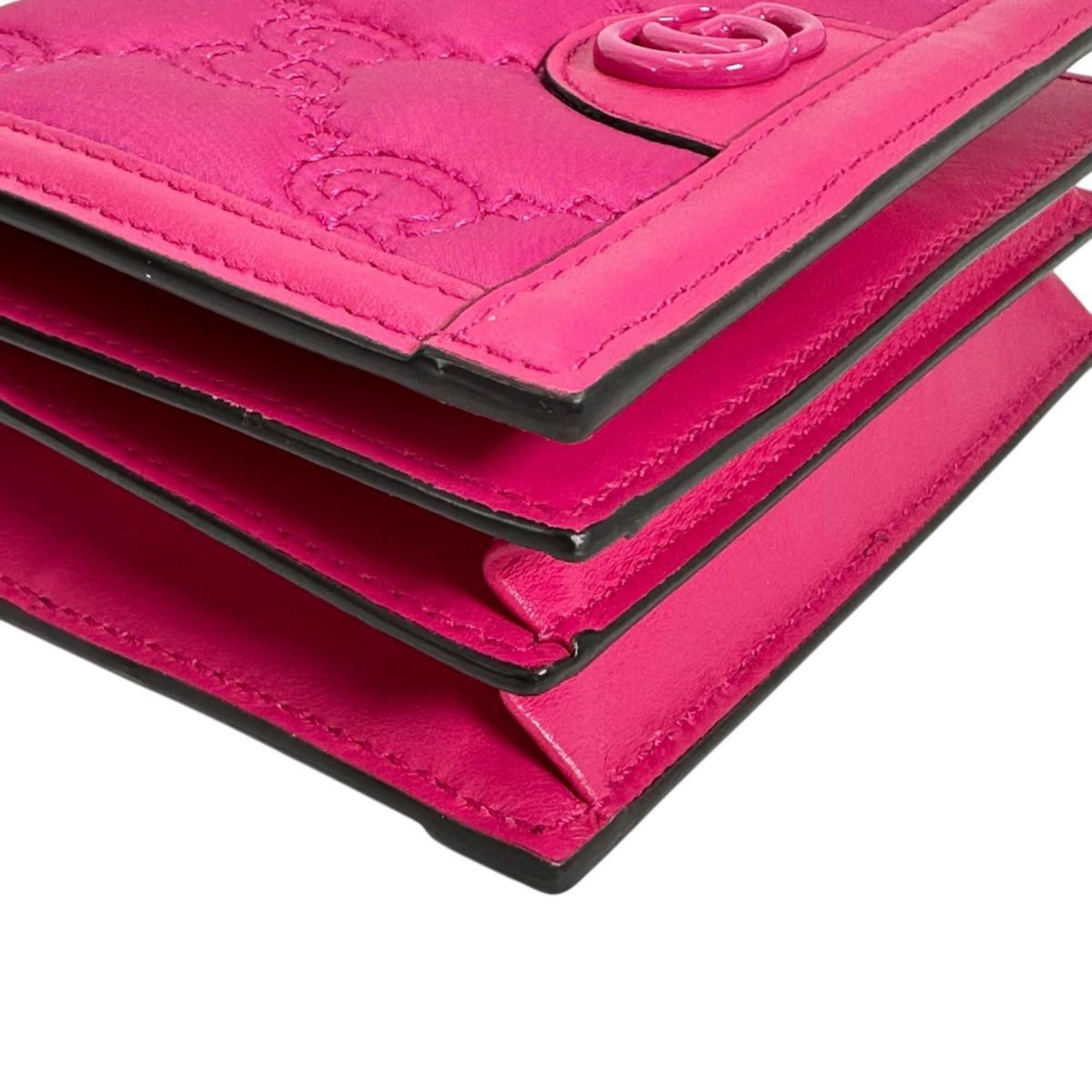 Gucci GUCCI Handbag 2WAY Bag GG Mini Matelasse Nylon Pink Size ONE SIZE - 7 Thumbnail