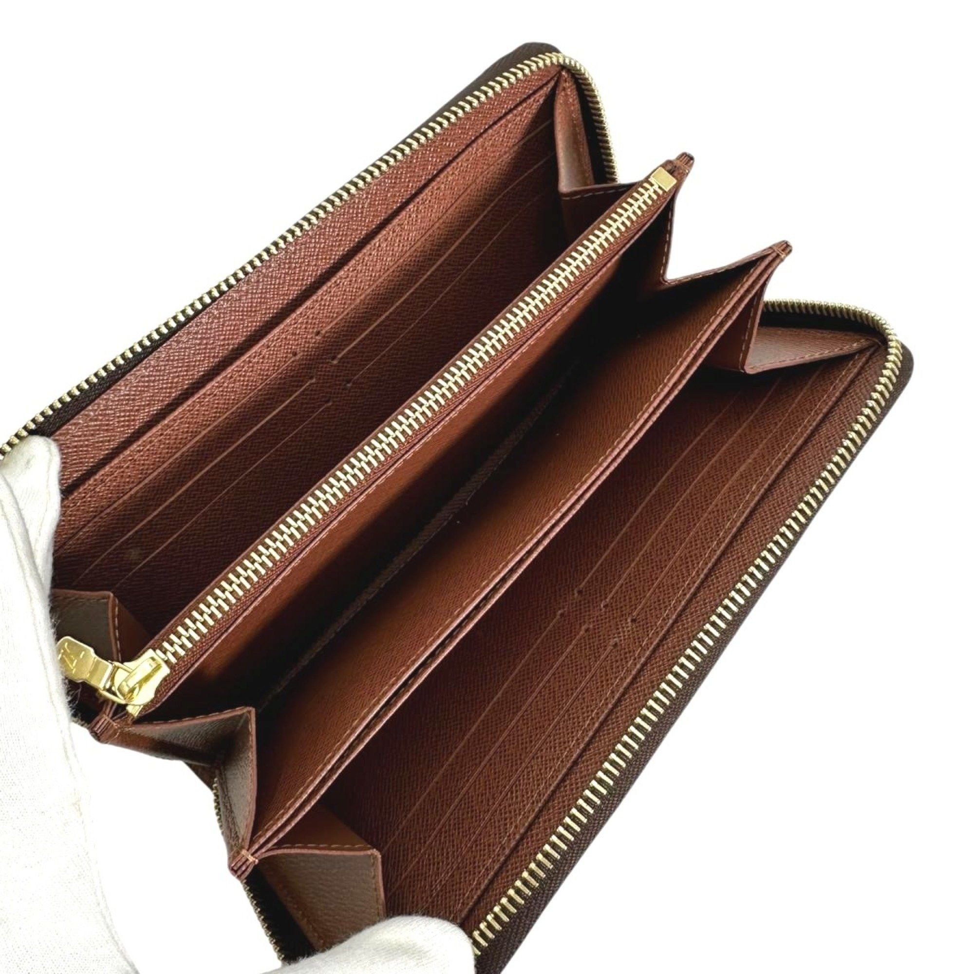 Louis Vuitton Louis Vuitton Long Wallet Round Zipper Monogram Zippy Canvas M42616 Brown Size ONE SIZE - 4 Thumbnail