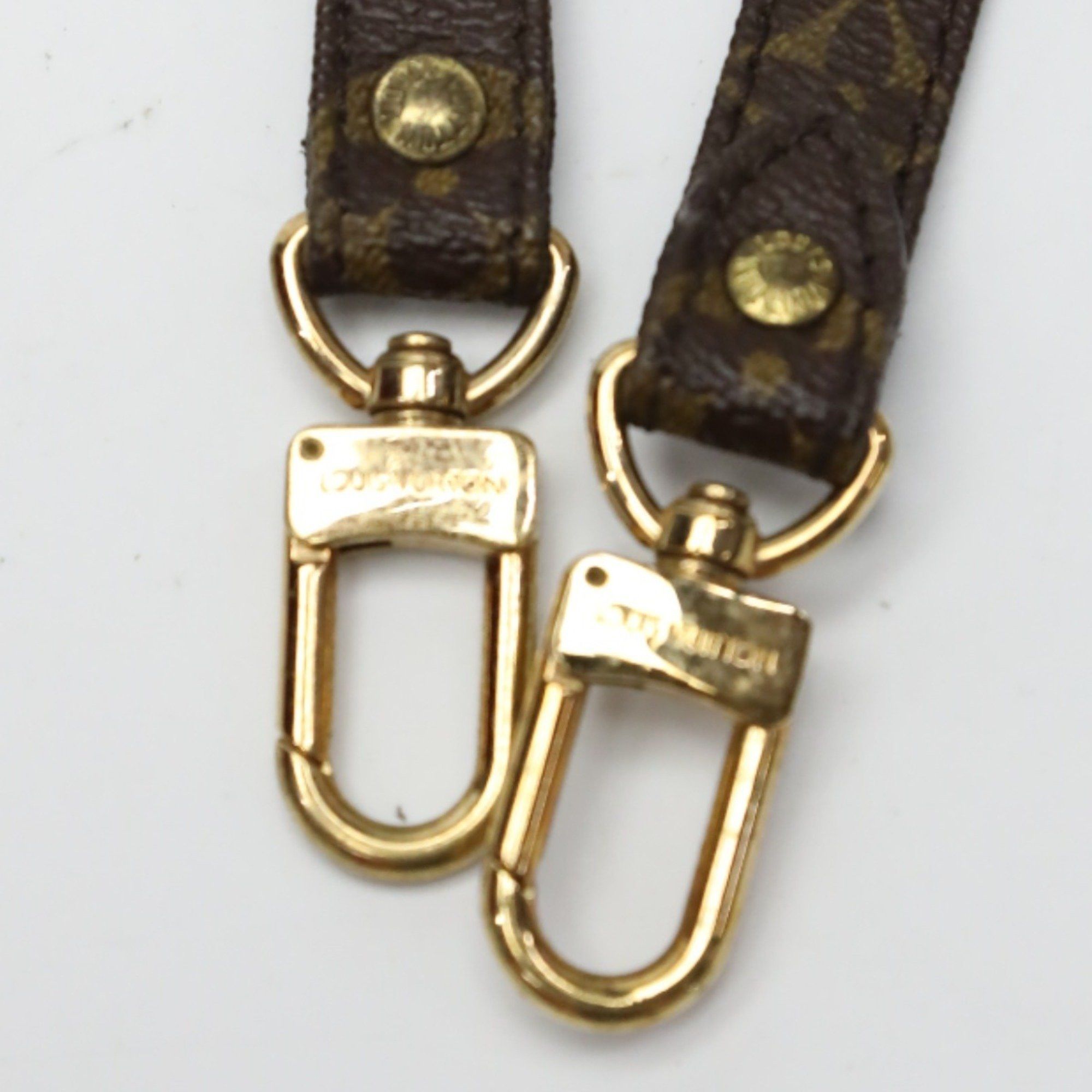 Louis Vuitton Louis Vuitton Shoulder Strap Monogram Bag Accessory Canvas J52315 Brown Size ONE SIZE - 5 Thumbnail