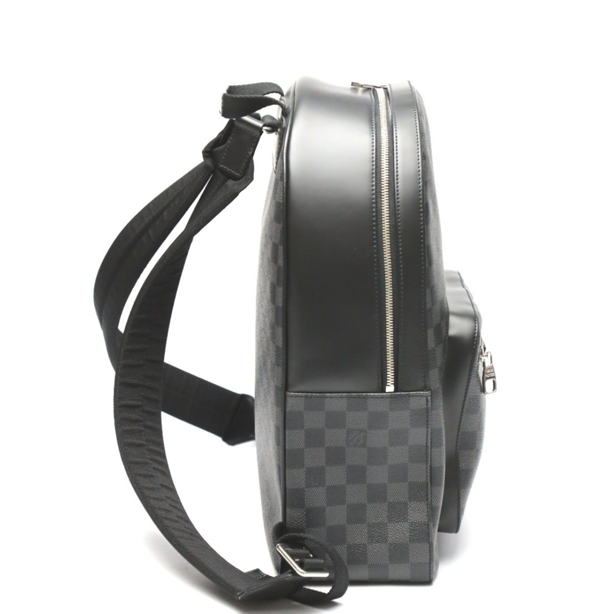 Louis Vuitton Louis Vuitton Backpack/Daypack Josh Damier Graphite Backpack Canvas N41473 Size ONE SIZE - 4 Thumbnail