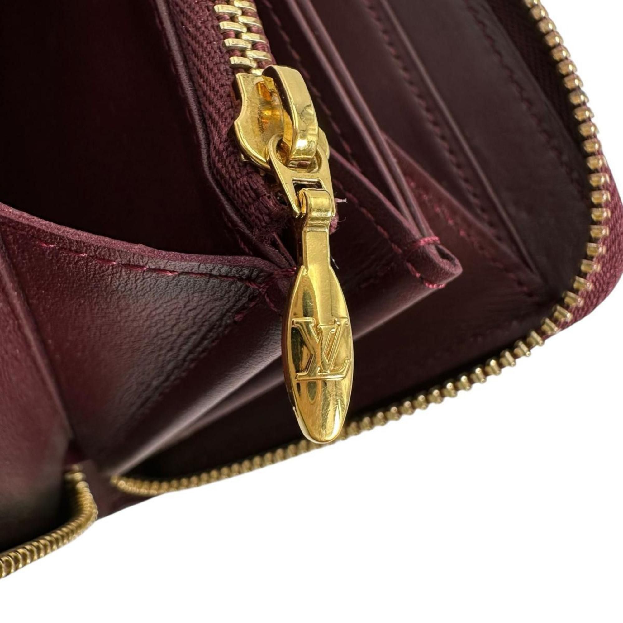 Louis Vuitton Louis Vuitton Long Wallet Round Zipper Monogram Zippy Vernis M61379 Magenta Size ONE SIZE - 10 Thumbnail