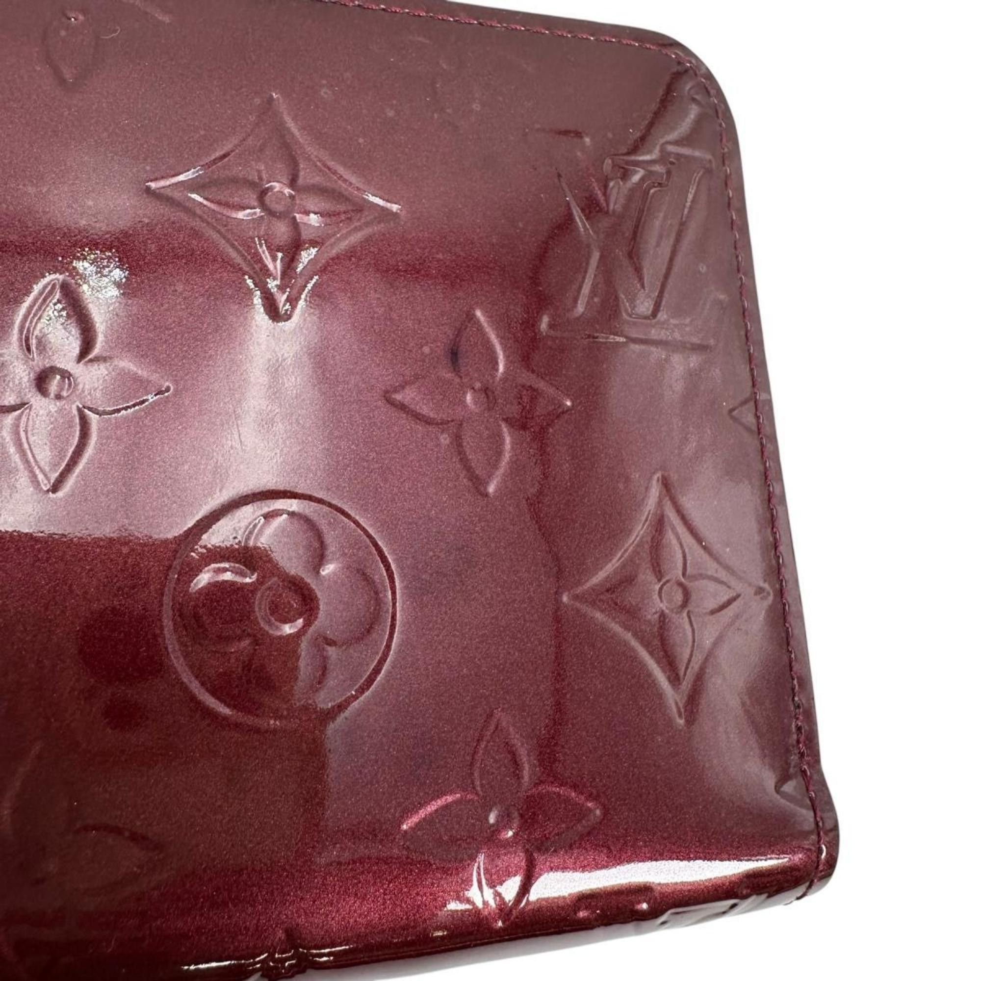 Louis Vuitton Louis Vuitton Long Wallet Round Zipper Monogram Zippy Vernis M61379 Magenta Size ONE SIZE - 7 Thumbnail