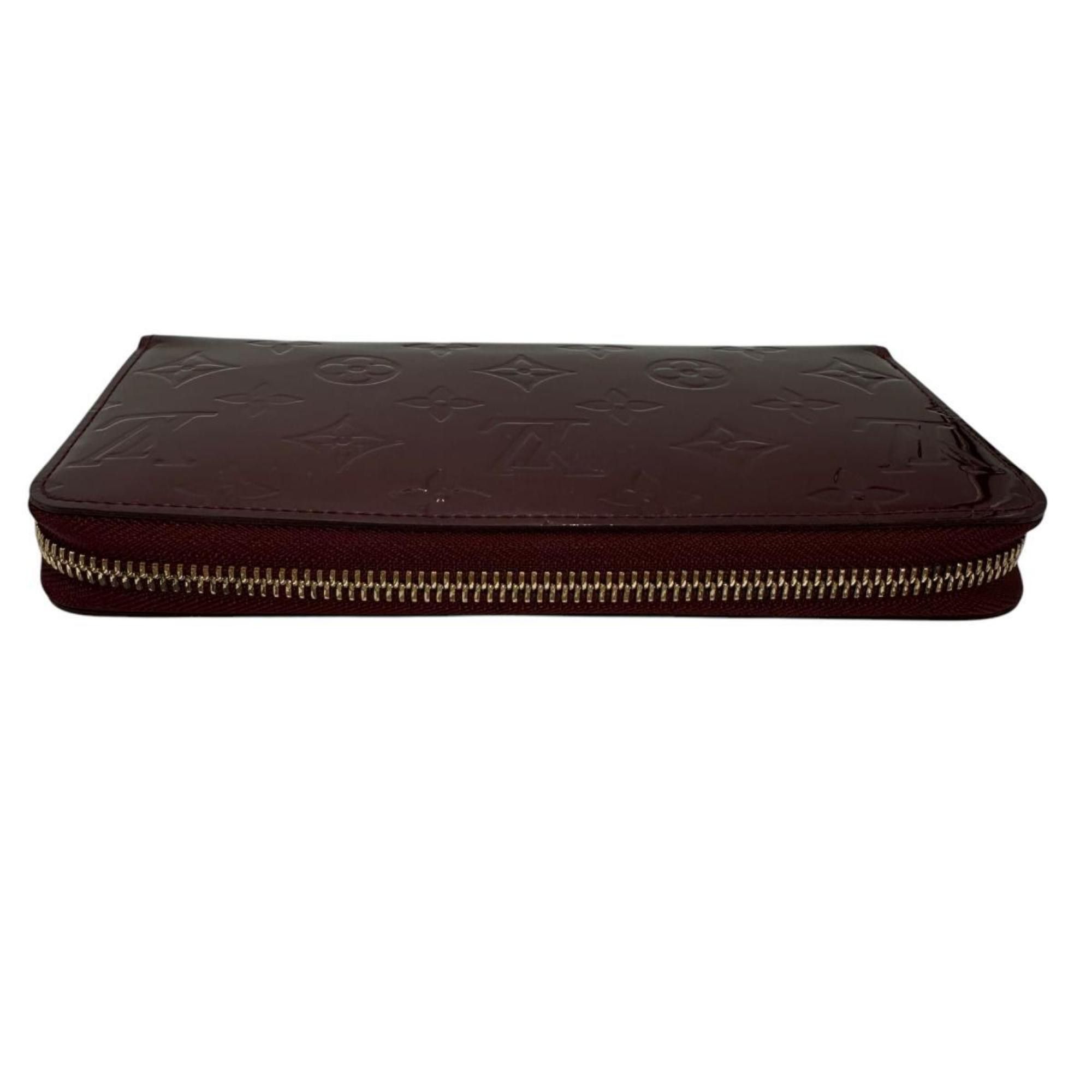 Louis Vuitton Louis Vuitton Long Wallet Round Zipper Monogram Zippy Vernis M61379 Magenta Size ONE SIZE - 4 Thumbnail