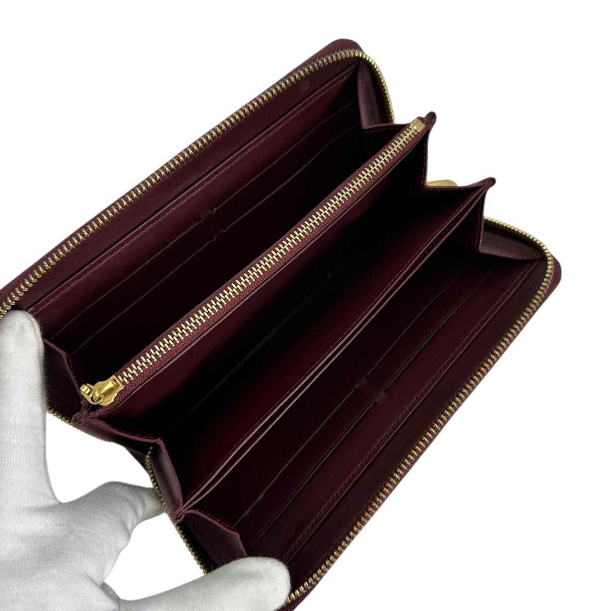 Louis Vuitton Louis Vuitton Long Wallet Round Zipper Monogram Zippy Vernis M61379 Magenta Size ONE SIZE - 8 Thumbnail