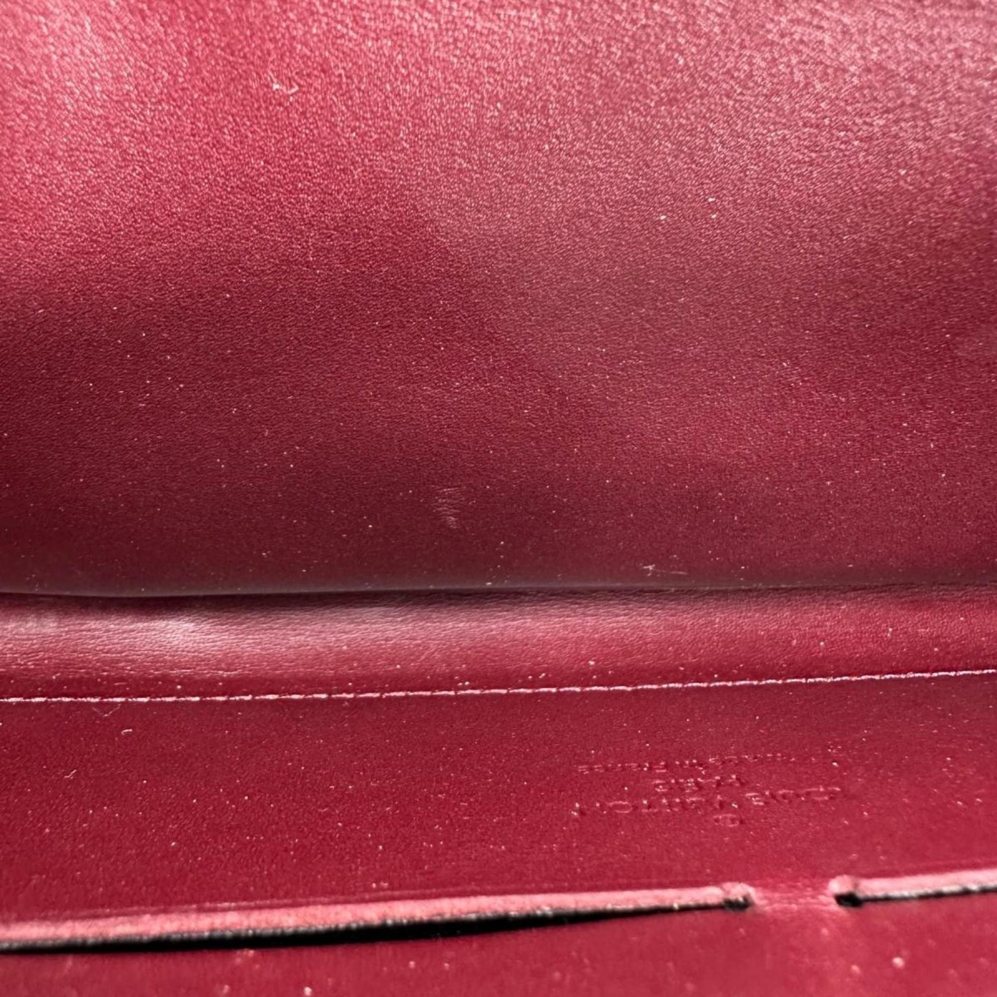 Louis Vuitton Louis Vuitton Long Wallet Round Zipper Monogram Zippy Vernis M61379 Magenta Size ONE SIZE - 9 Thumbnail