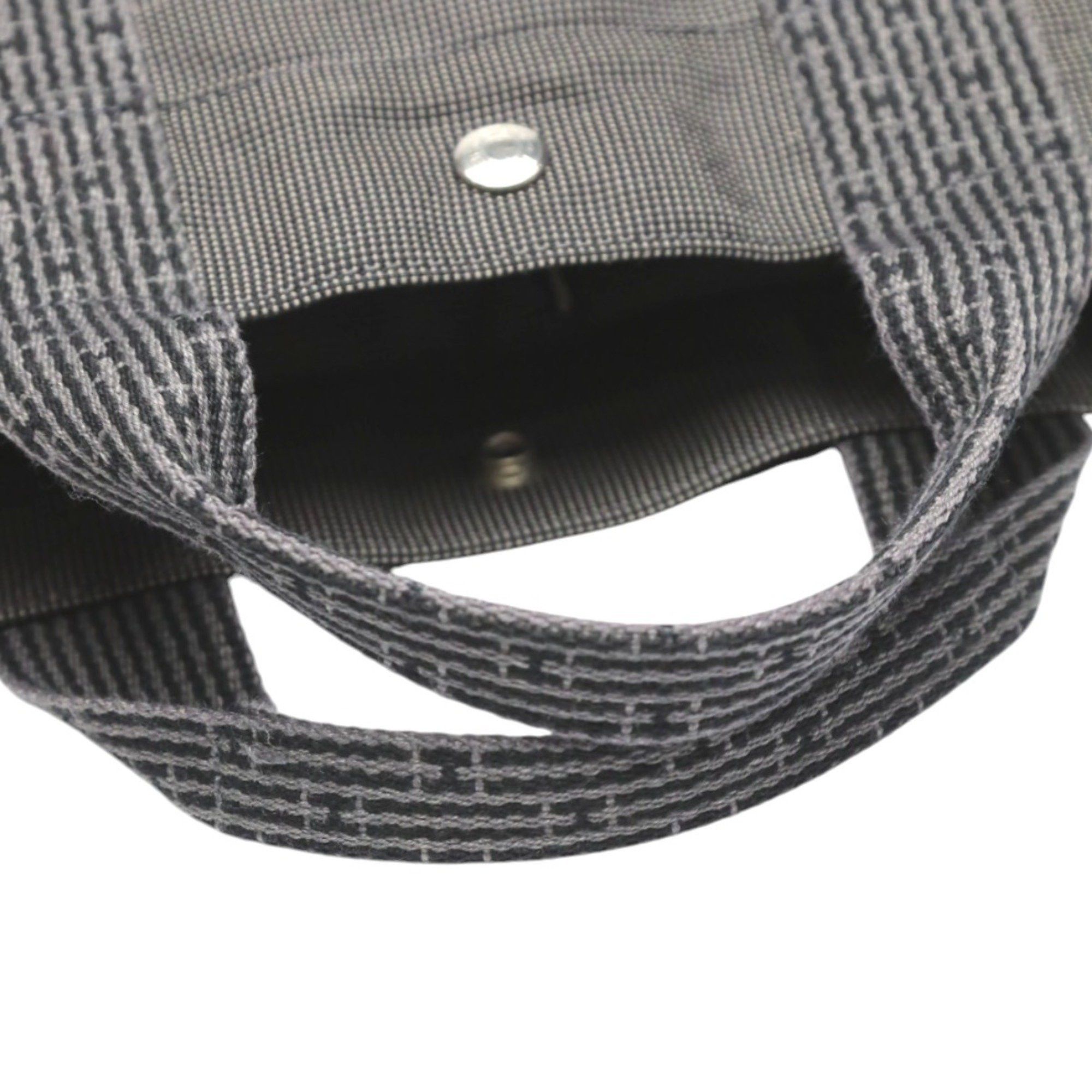 Hermes Hermes Tote Bag MM Air Line Canvas Grey Size ONE SIZE - 14 Thumbnail