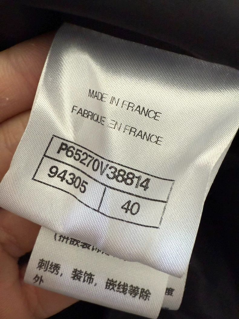 Chanel Chanel Black and White Velvet Jacket Size US M / EU 48-50 / 2 - 3 Thumbnail