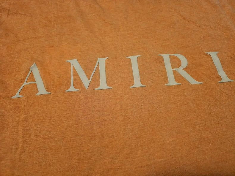 Amiri Amiri Orange Oversized Short Sleeve T-Shirt Size US S / EU 44-46 / 1 - 5 Thumbnail