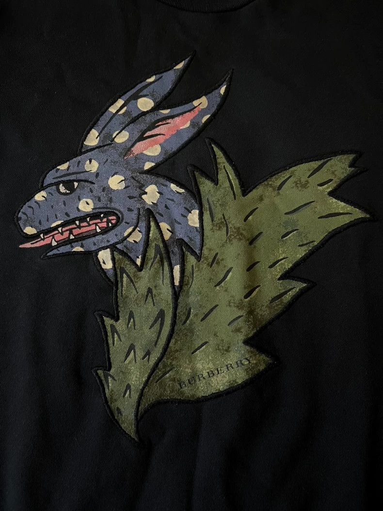 Burberry Burberry Embroidered Sweatshirt with Monster Design Size US L / EU 52-54 / 3 - 3 Thumbnail