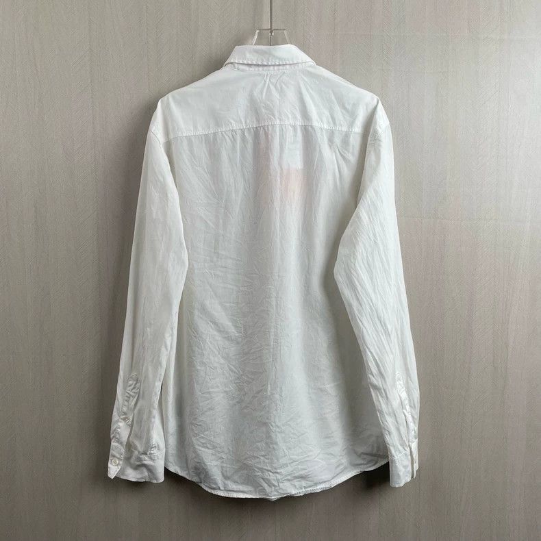 Burberry Burberry White TB Logo Embroidery Shirt Size US M / EU 48-50 / 2 - 2 Thumbnail