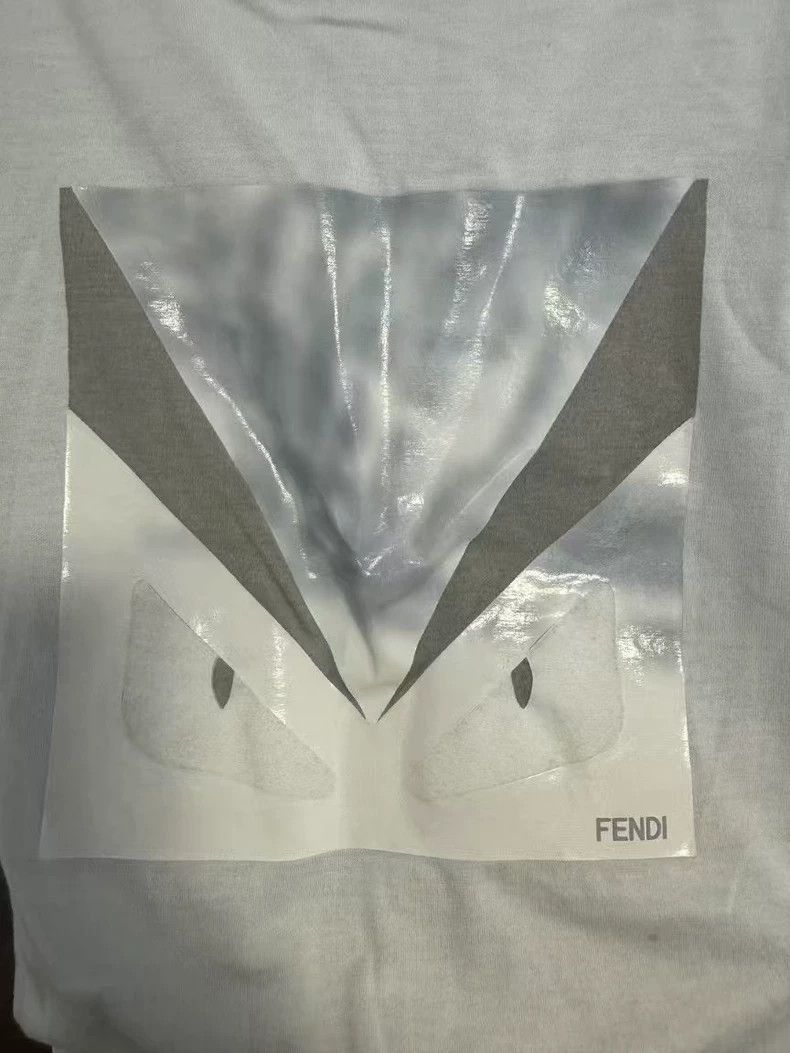 Fendi Fendi Short Sleeve T-shirt with Monster Eyes Size US L / EU 52-54 / 3 - 5 Thumbnail