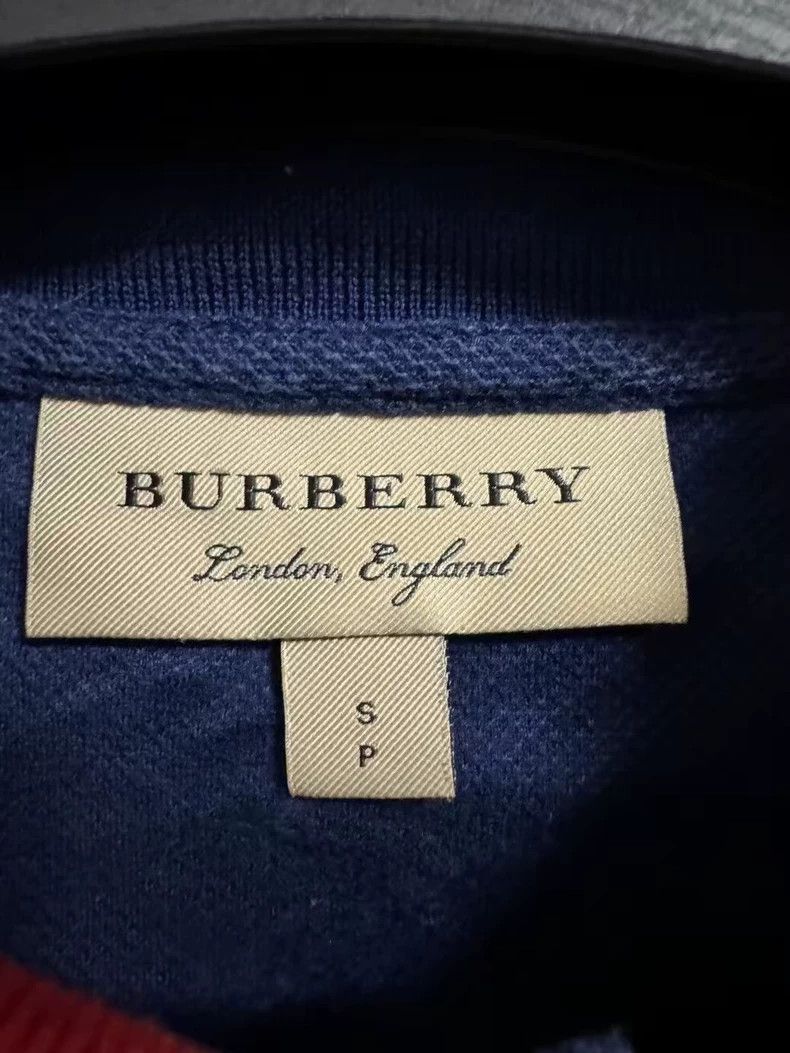 Burberry Burberry Blue Short Sleeve Polo Shirt Size US S / EU 44-46 / 1 - 3 Thumbnail