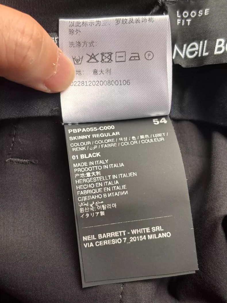 Neil Barrett Neil Barrett Men's Casual Pants Size 54 Size US 44 / EU 60 - 6 Thumbnail