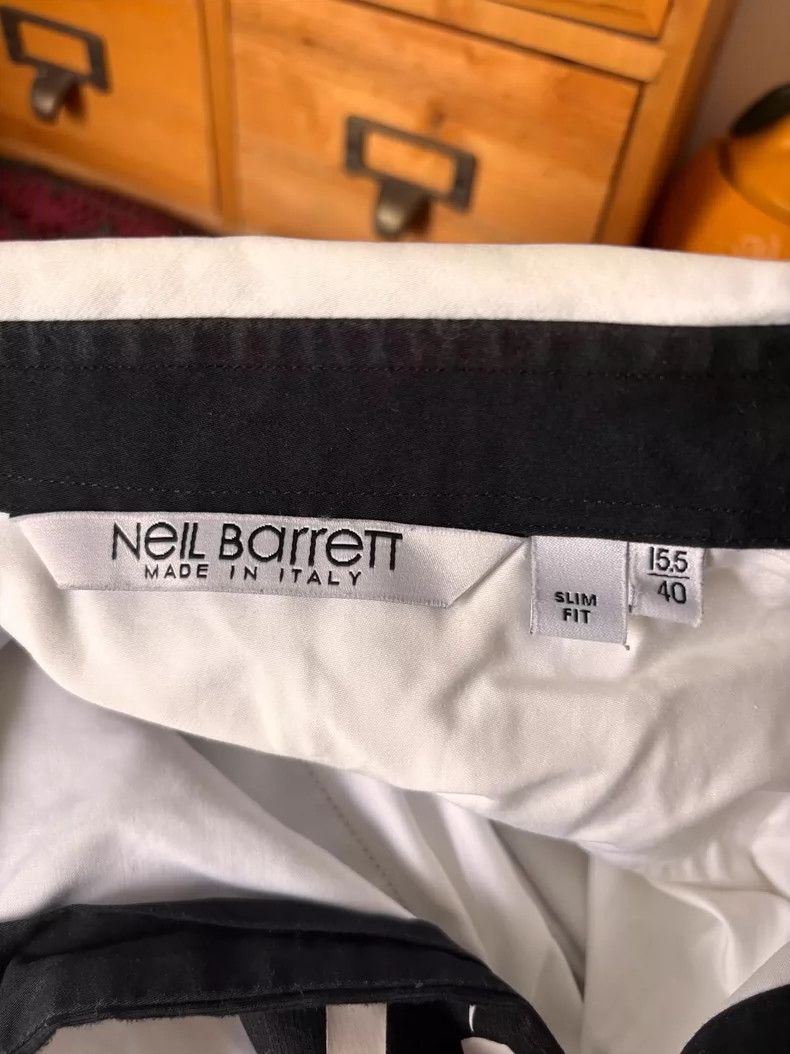 Neil Barrett Neil Barrett Men's Long Sleeve Shirt Size US M / EU 48-50 / 2 - 5 Thumbnail