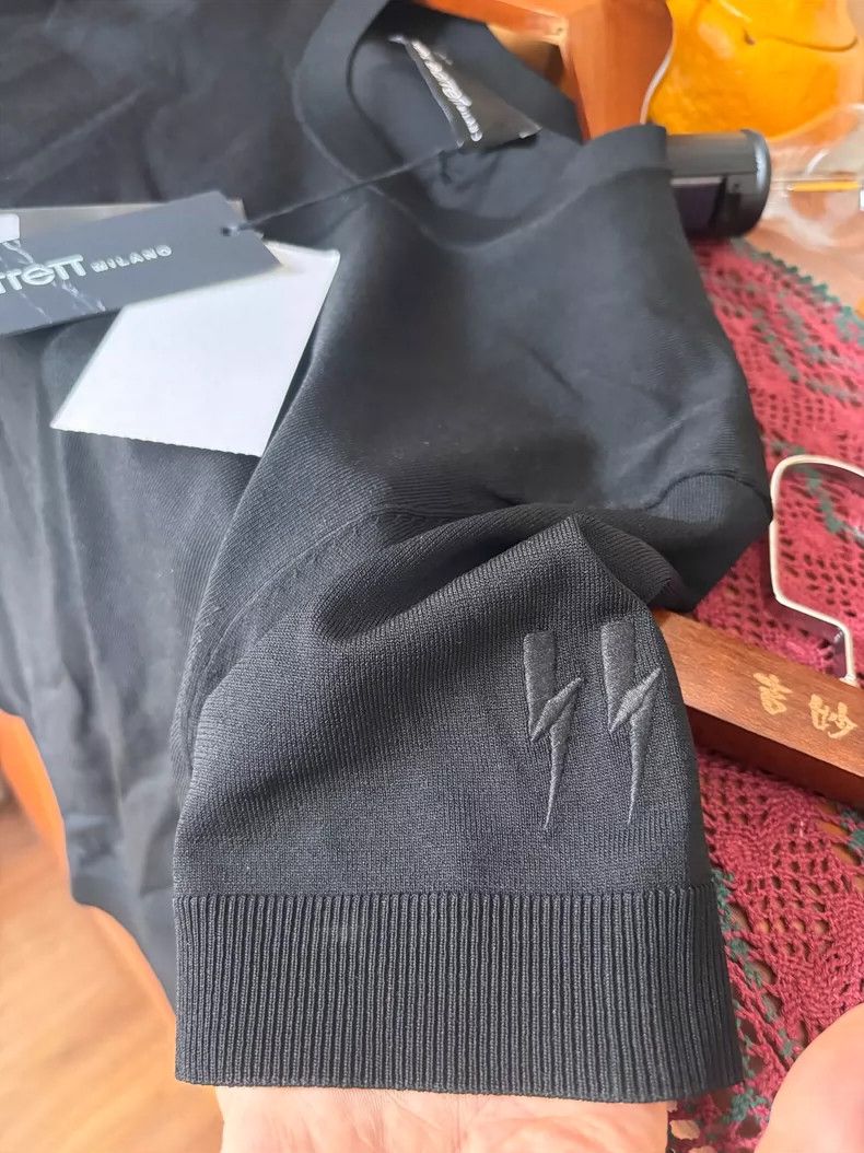 Neil Barrett Neil Barrett Short Sleeve T-Shirt Black Size US S / EU 44-46 / 1 - 3 Thumbnail