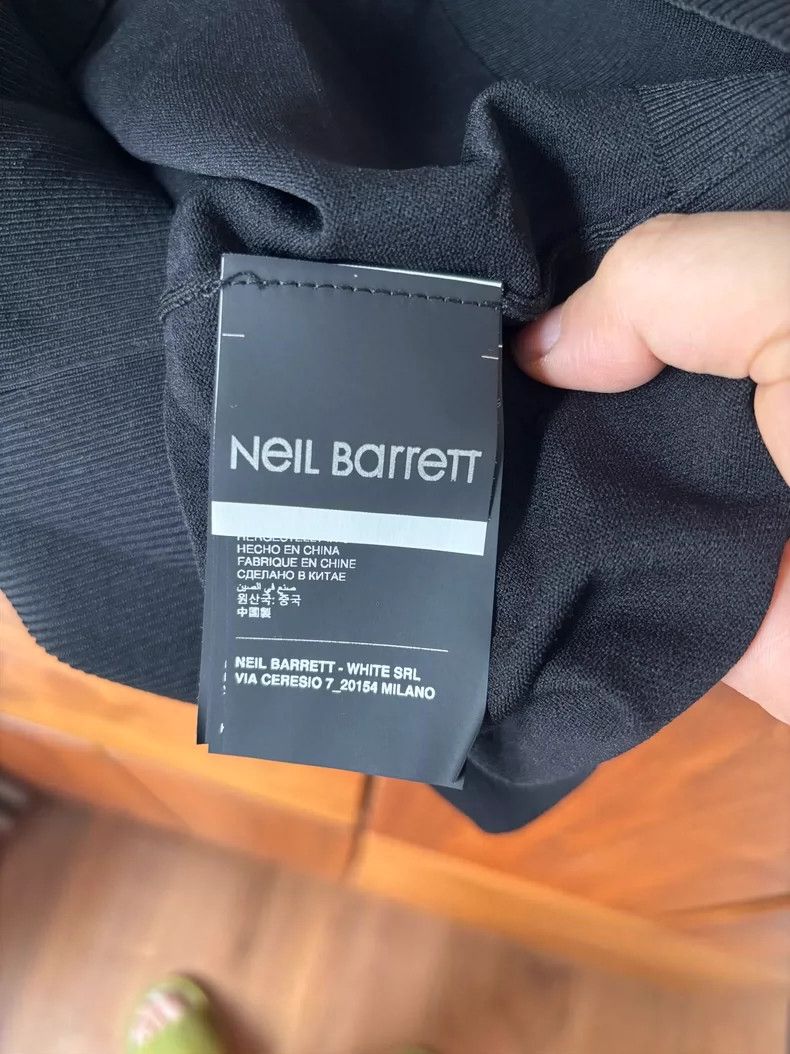Neil Barrett Neil Barrett Short Sleeve T-Shirt Black Size US S / EU 44-46 / 1 - 5 Thumbnail