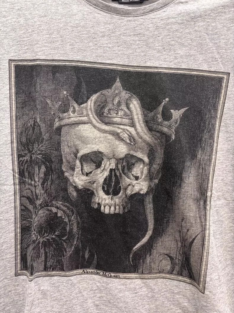 Alexander McQueen Alexander McQueen Skull Graphic T-Shirt Size US M / EU 48-50 / 2 - 3 Thumbnail