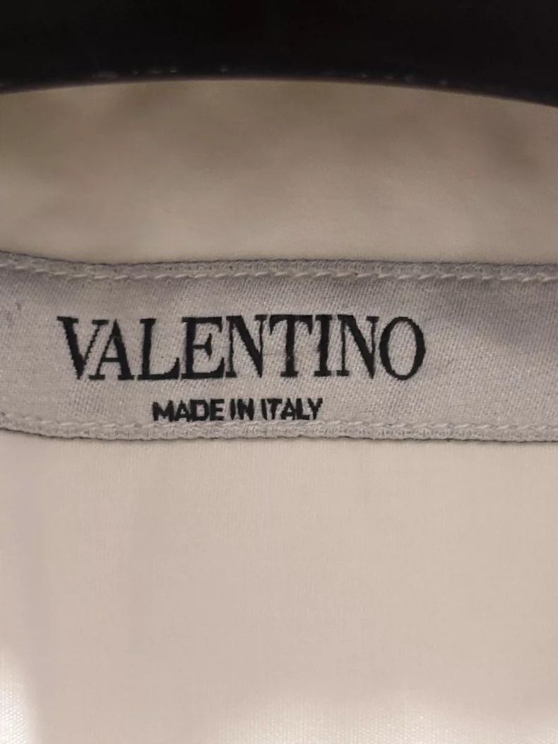 Valentino Valentino Classic White Long Sleeve Shirt Size US M / EU 48-50 / 2 - 4 Thumbnail