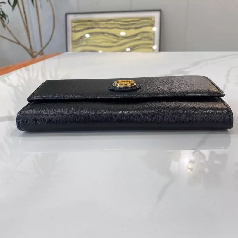 Gucci Gucci Wallet with Gold Logo Size ONE SIZE - 5 Thumbnail