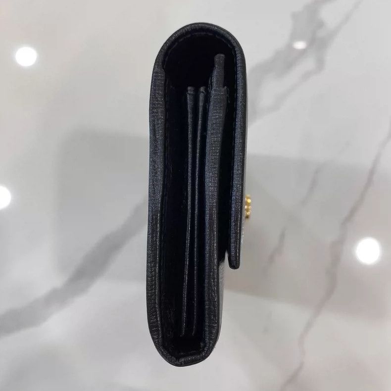 Gucci Gucci Wallet with Gold Logo Size ONE SIZE - 4 Thumbnail