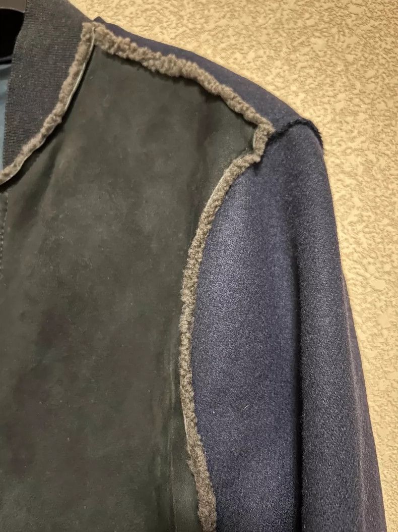 Lanvin Lanvin Shearling Wool Leather Jacket Size US L / EU 52-54 / 3 - 3 Thumbnail