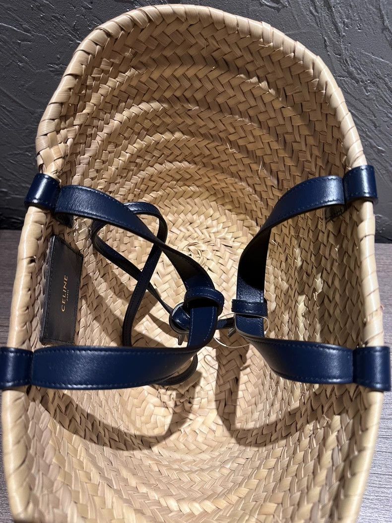 Celine Celine Logo Woven Tote Bag Size ONE SIZE - 6 Thumbnail