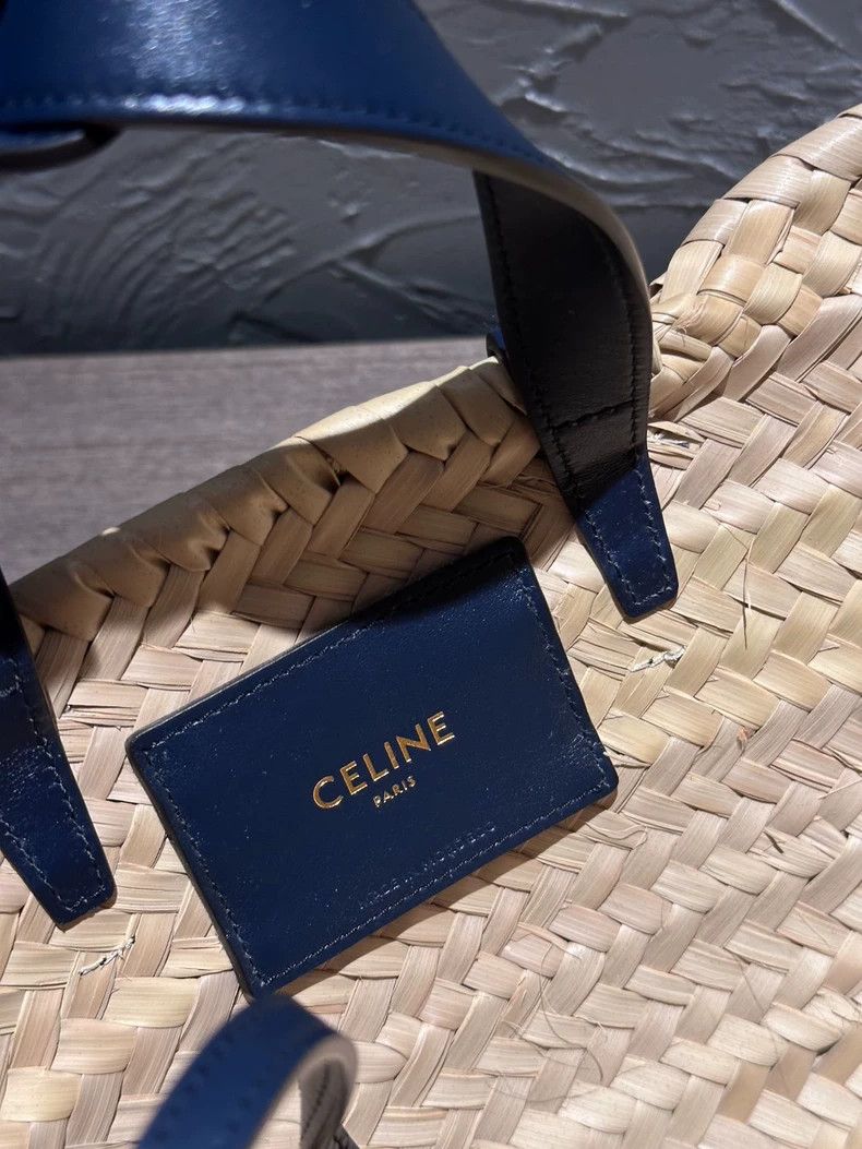 Celine Celine Logo Woven Tote Bag Size ONE SIZE - 5 Thumbnail