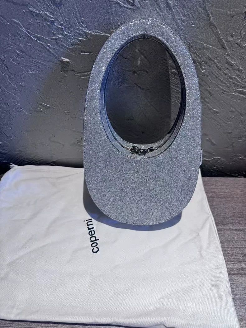 Coperni Coperni Silver Eggshell Bag with Dustbag Size ONE SIZE - 2 Thumbnail