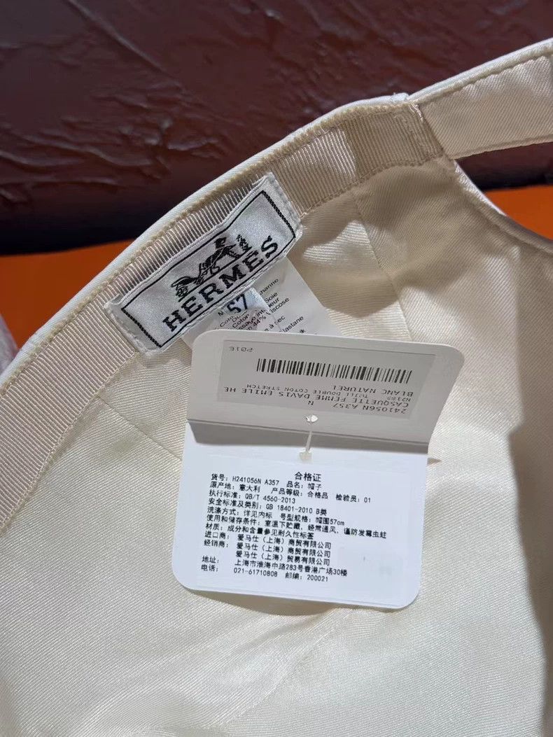 Hermes New Hermes Davis Emile Baseball Cap Size ONE SIZE - 6 Thumbnail