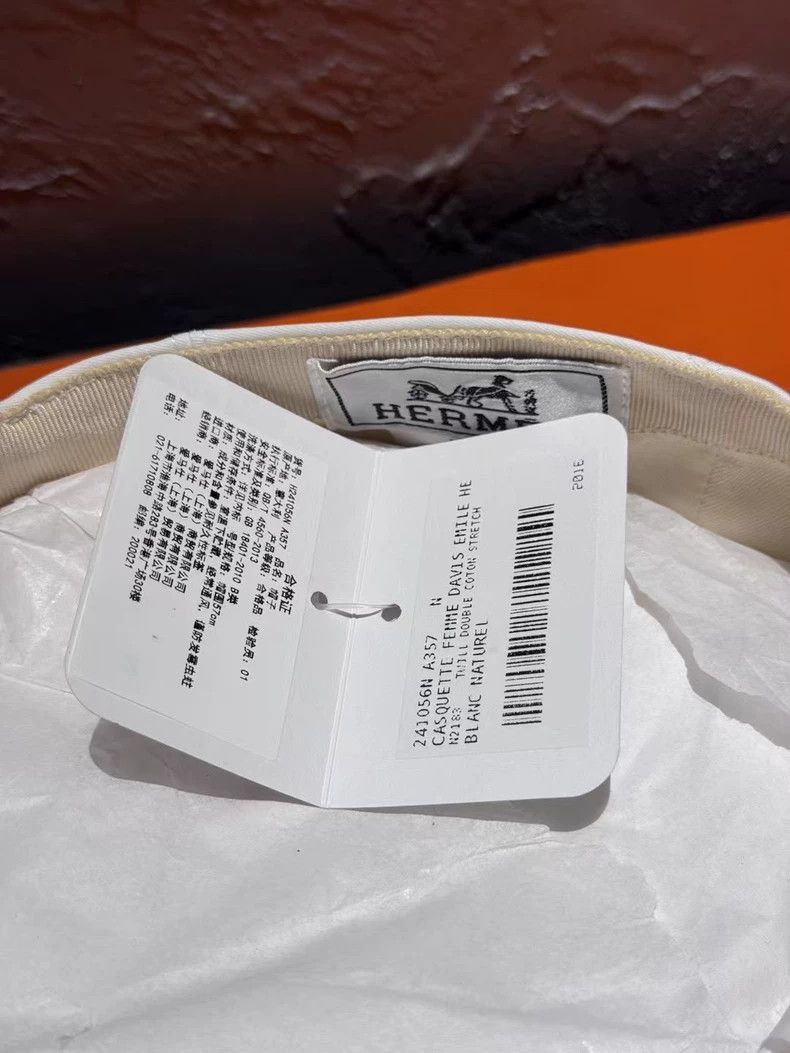 Hermes New Hermes Davis Emile Baseball Cap Size ONE SIZE - 5 Thumbnail