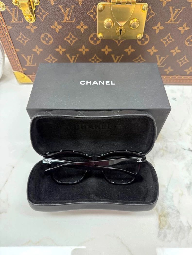 Chanel Chanel Double C Logo Frame Glasses Size ONE SIZE - 3 Thumbnail
