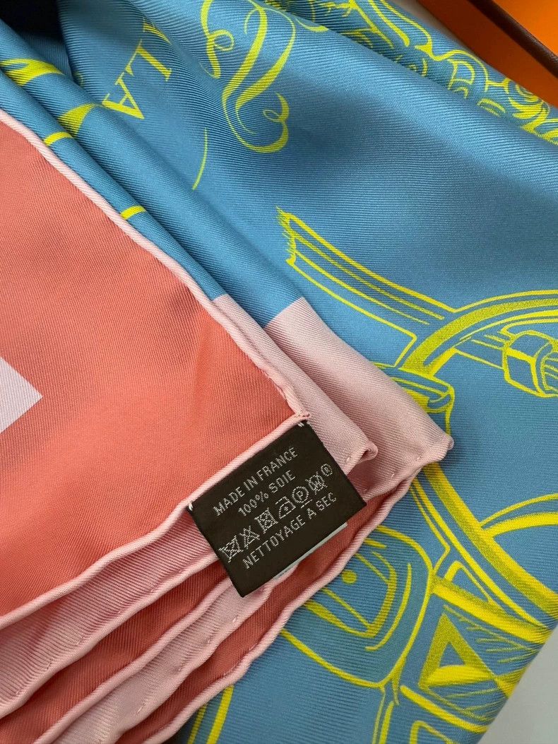 Hermes Hermes Reversible Gorgeous Bridle Silk Scarf Size ONE SIZE - 6 Thumbnail