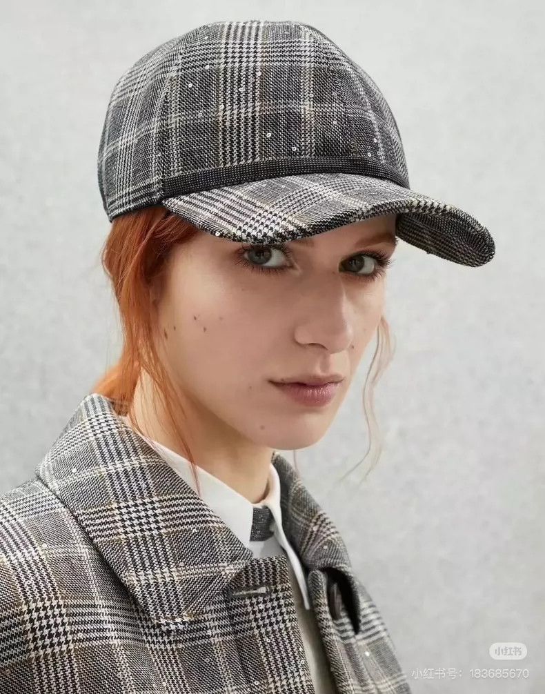 Brunello Cucinelli New Brunello Cucinelli Baseball Cap with Sequins Size ONE SIZE - 8 Thumbnail