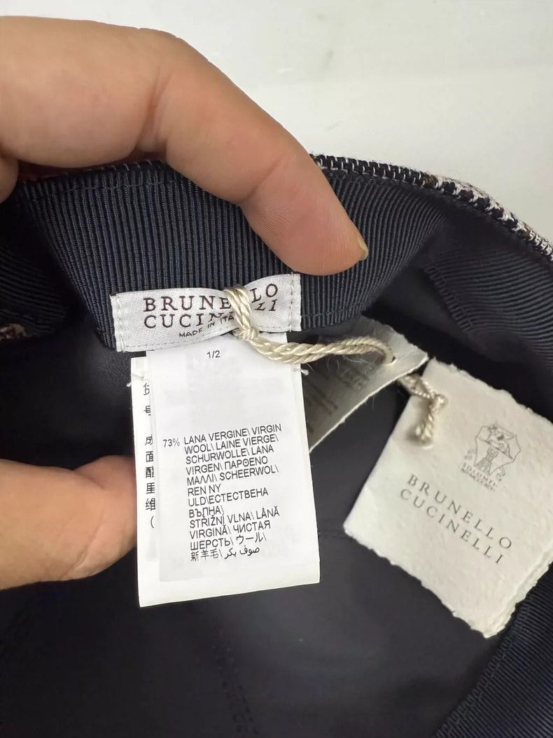 Brunello Cucinelli New Brunello Cucinelli Baseball Cap with Sequins Size ONE SIZE - 6 Thumbnail