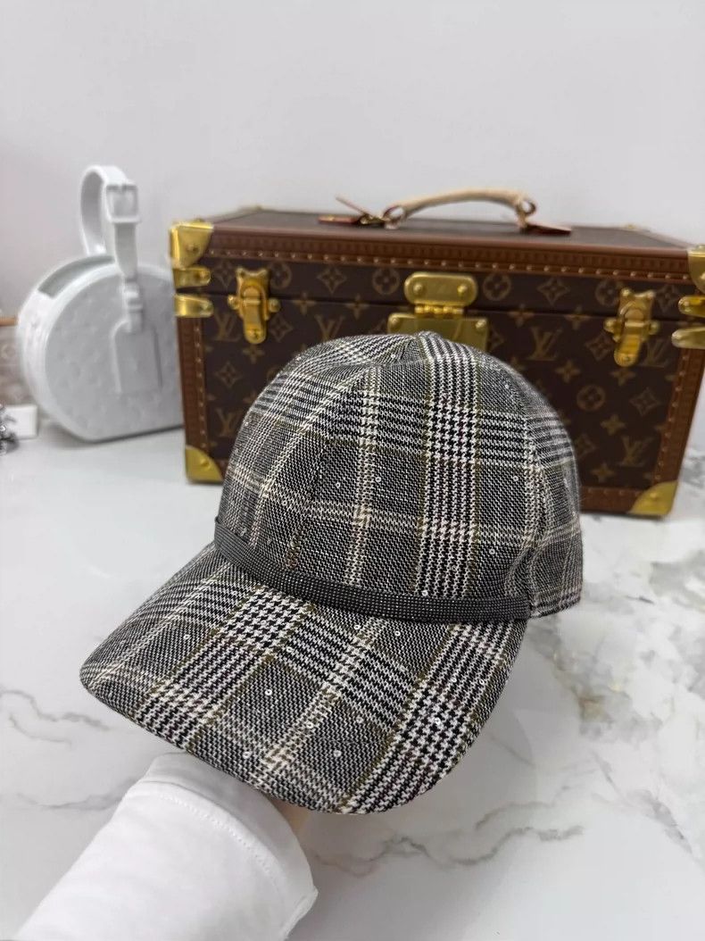 Brunello Cucinelli New Brunello Cucinelli Baseball Cap with Sequins Size ONE SIZE - 3 Thumbnail