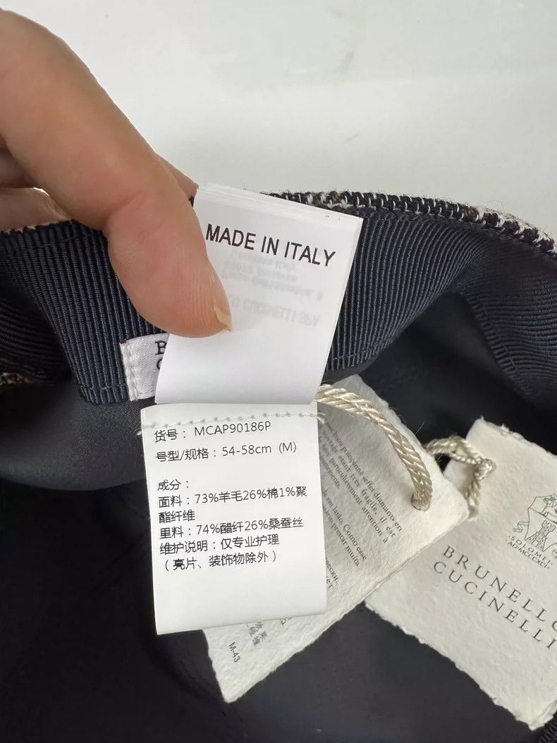 Brunello Cucinelli New Brunello Cucinelli Baseball Cap with Sequins Size ONE SIZE - 7 Thumbnail