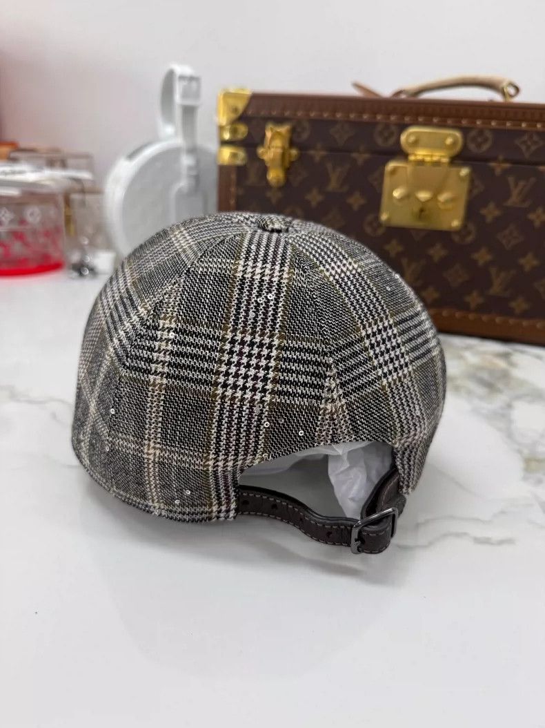 Brunello Cucinelli New Brunello Cucinelli Baseball Cap with Sequins Size ONE SIZE - 4 Thumbnail