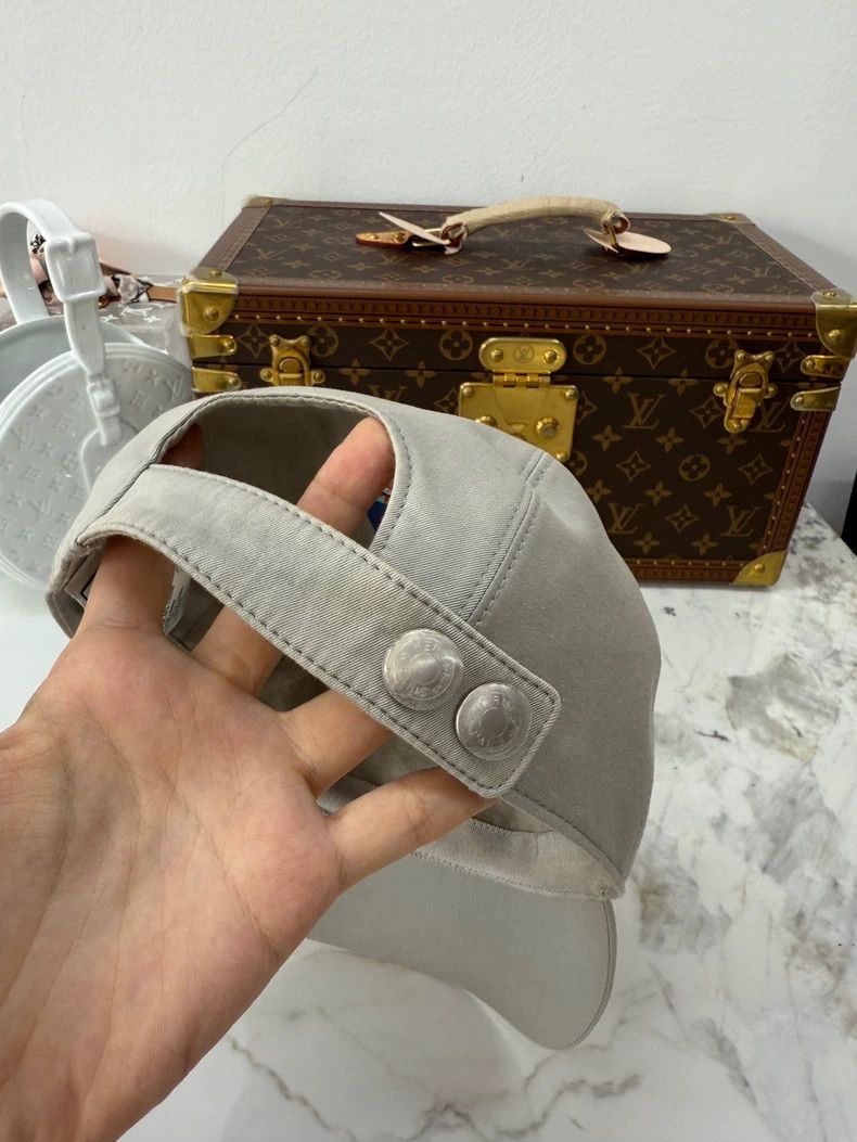 Hermes Hermes H Logo Baseball Cap in Gray Size ONE SIZE - 5 Thumbnail