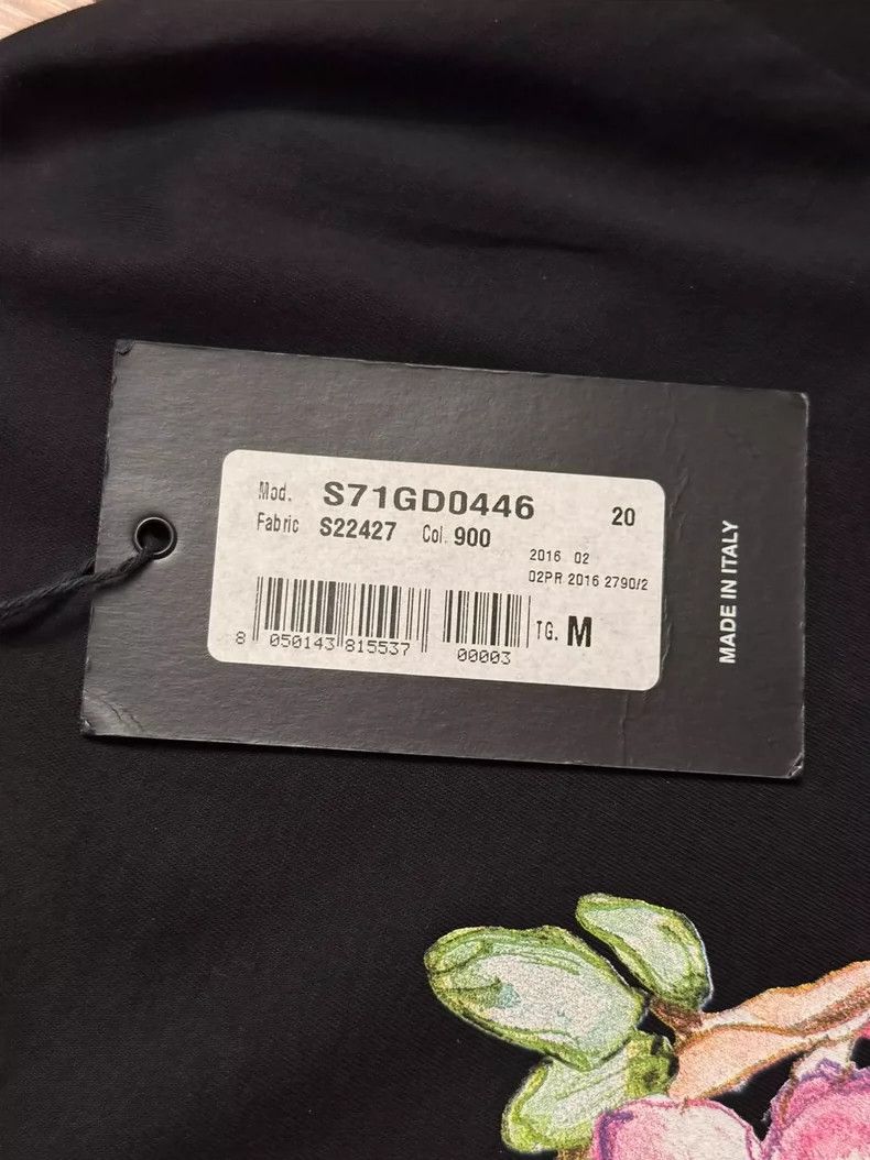Dsquared2 Dsquared2 Men's Floral Print Short Sleeve Tee Size US M / EU 48-50 / 2 - 6 Thumbnail