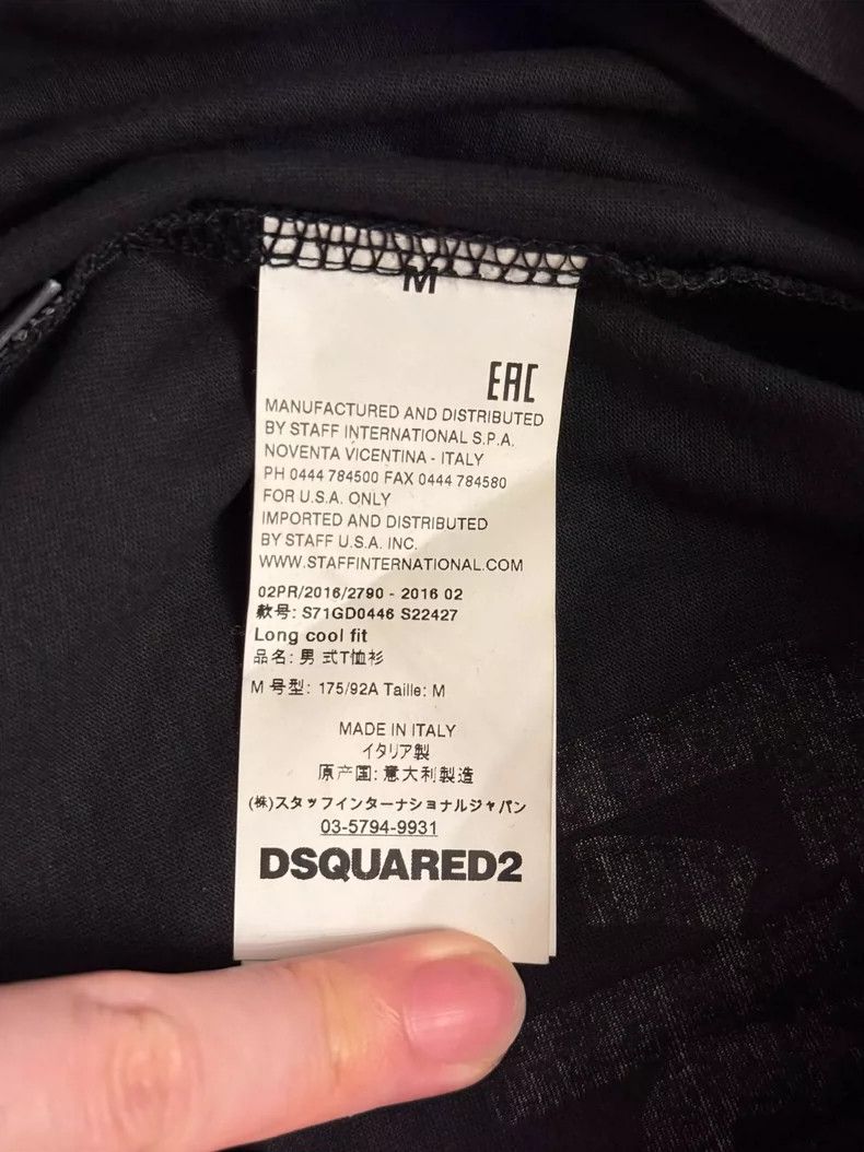 Dsquared2 Dsquared2 Men's Floral Print Short Sleeve Tee Size US M / EU 48-50 / 2 - 7 Thumbnail
