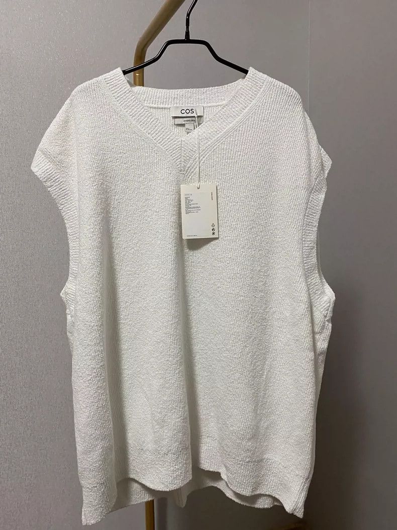 H&M COS White Loose Fit Vest Size US M / EU 48-50 / 2 - 3 Thumbnail