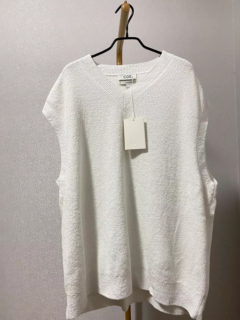 H&M COS White Loose Fit Vest Size US M / EU 48-50 / 2 - 4 Thumbnail