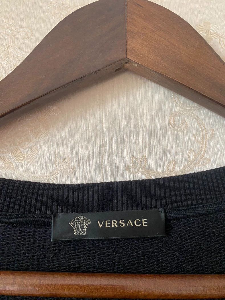 Versace Versace Black Sweater with Gold Detailing Size US XXL / EU 58 / 5 - 3 Thumbnail