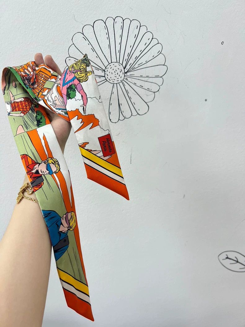 Hermes New Limited Edition Hermes Twilly Scarf Size ONE SIZE - 2 Thumbnail