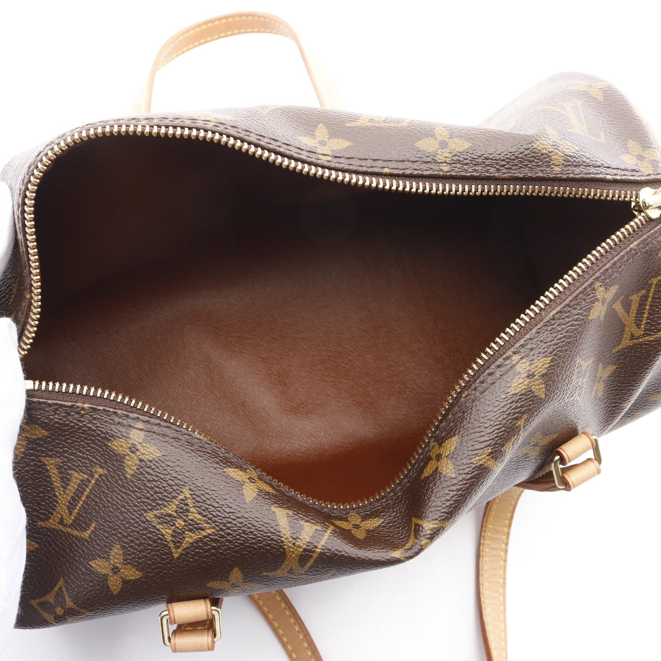 Louis Vuitton Louis Vuitton Papillon 30 Monogram Handbag Leather Brown Size ONE SIZE - 3 Thumbnail