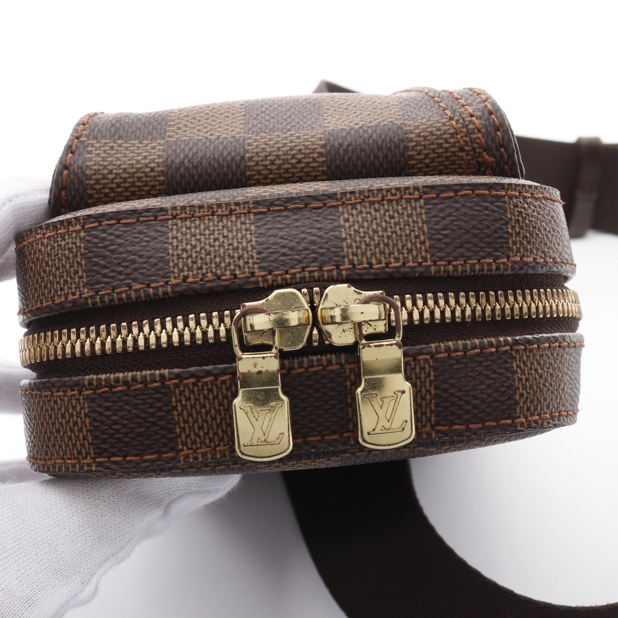 Louis Vuitton Louis Vuitton Geronimos Damier Ebene Body Bag Brown Size ONE SIZE - 6 Thumbnail