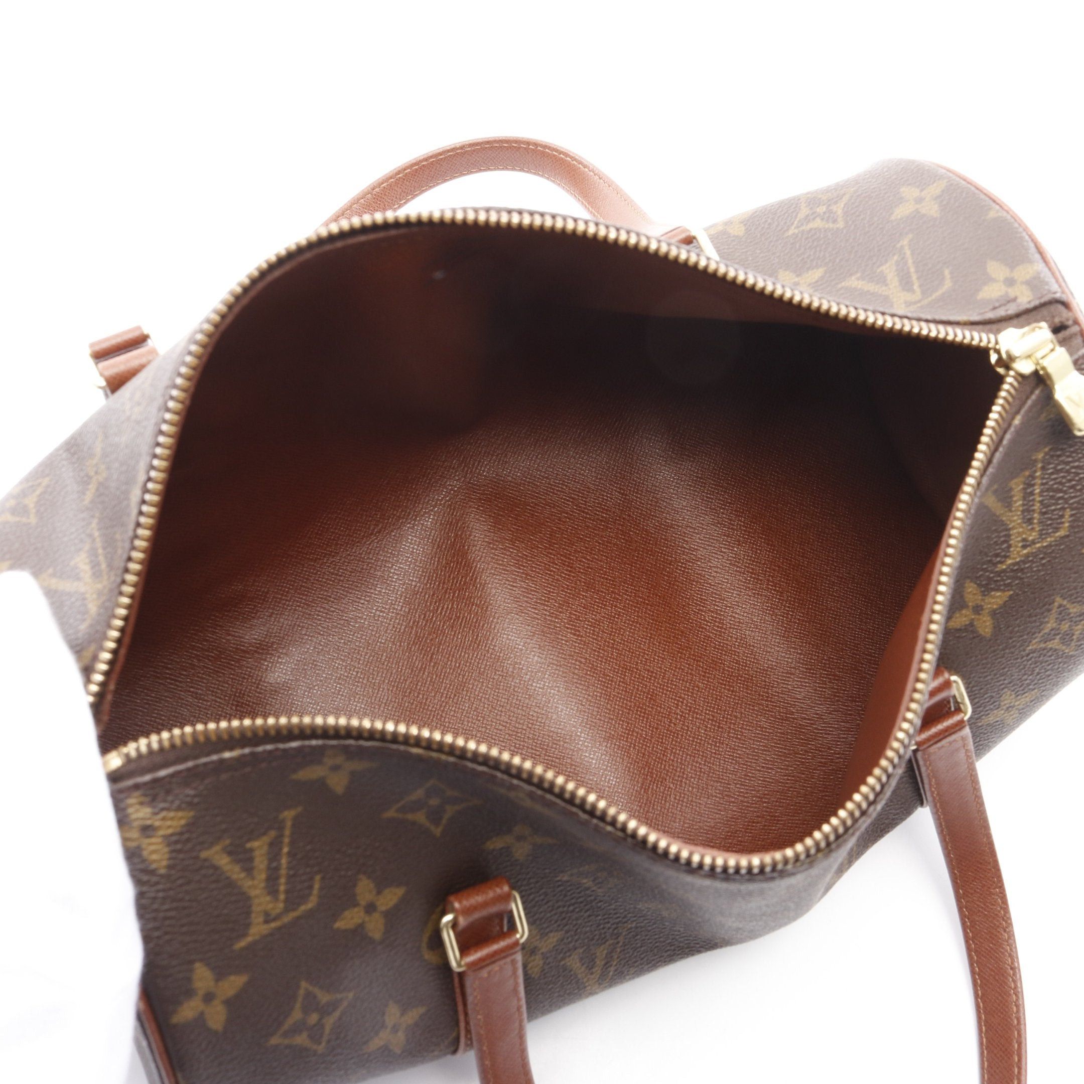 Louis Vuitton Louis Vuitton Papillon 30 Monogram Old Model Handbag Leather Brown Size ONE SIZE - 3 Thumbnail
