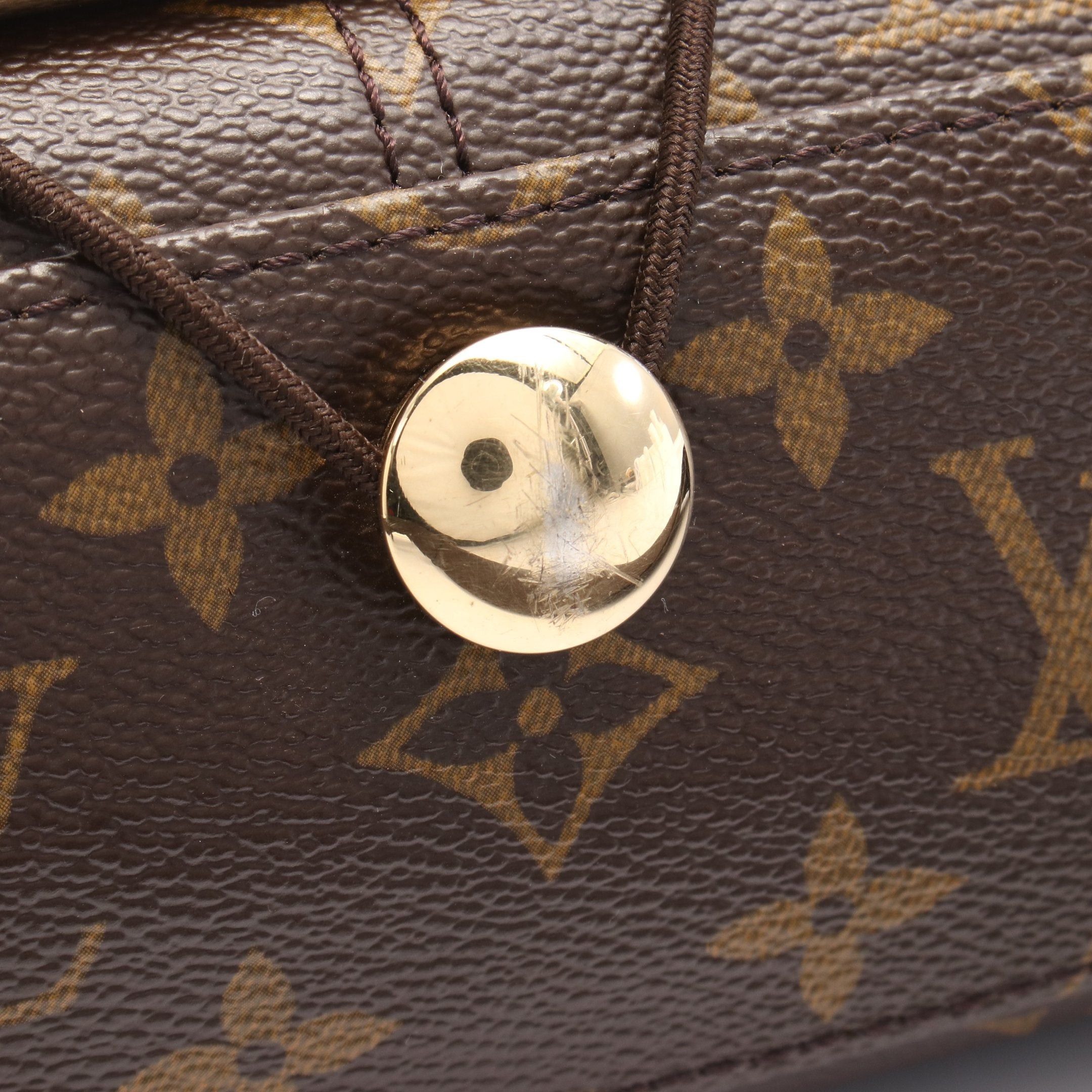 Louis Vuitton Louis Vuitton Aves Monogram Shoulder Bag Leather Brown Size ONE SIZE - 6 Thumbnail