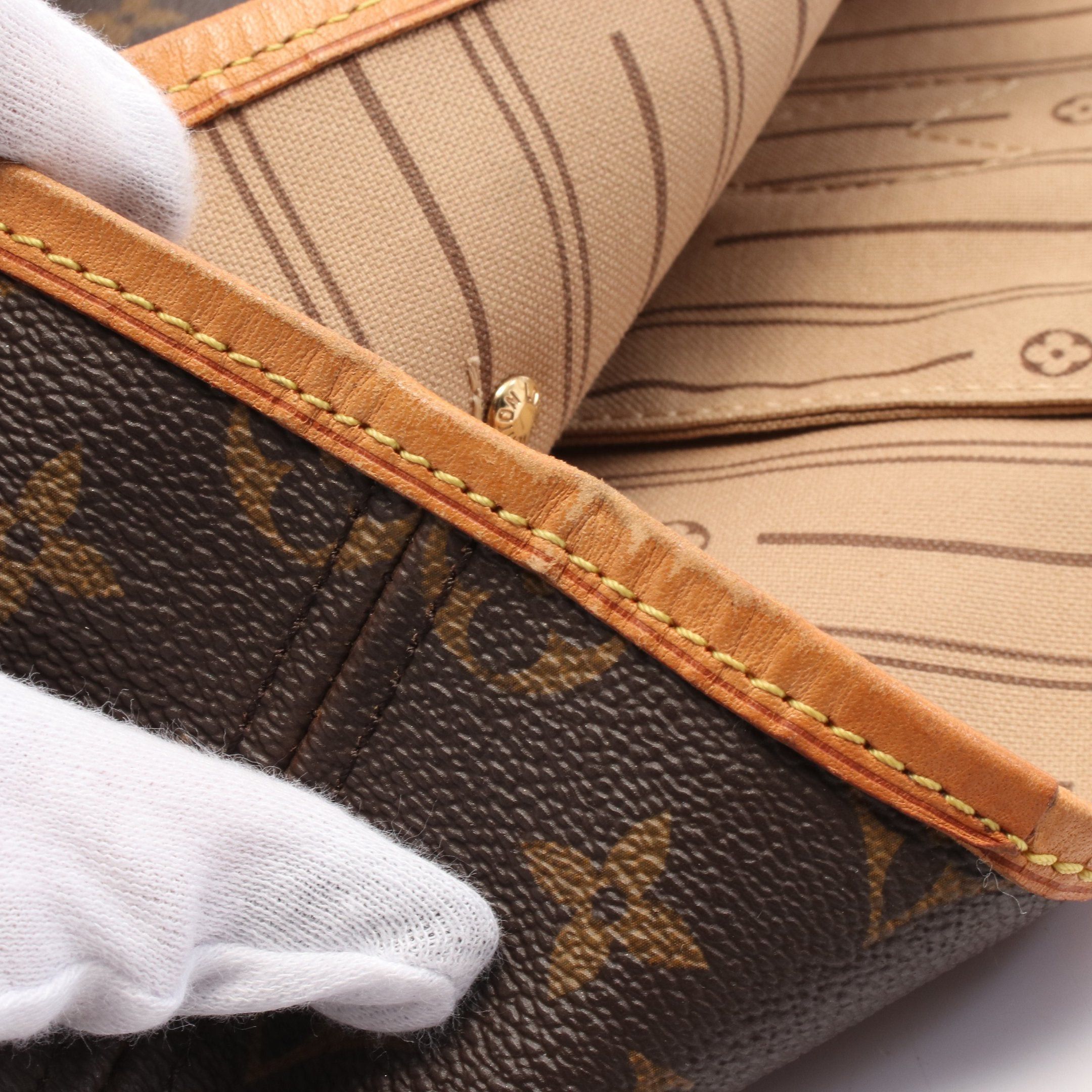 Louis Vuitton Louis Vuitton Neverfull Gm Monogram Shoulder Bag Tote Leather Brown Size ONE SIZE - 7 Thumbnail